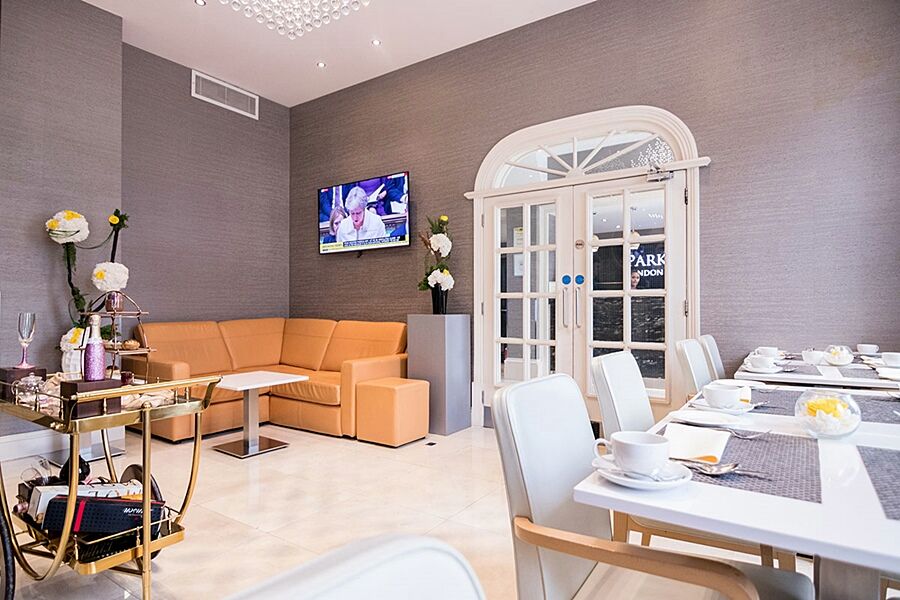 Park Grand London Lancaster Gate Hotell Exteriör bild The interior of the restaurant
